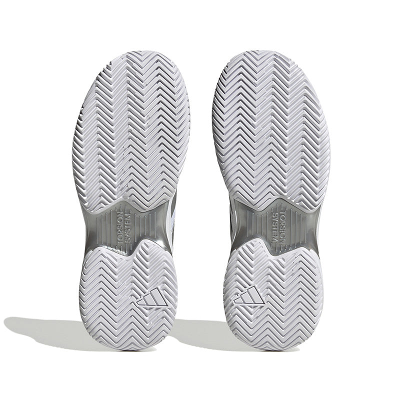 Adidas Courtjam Control (W) (White/Silver)