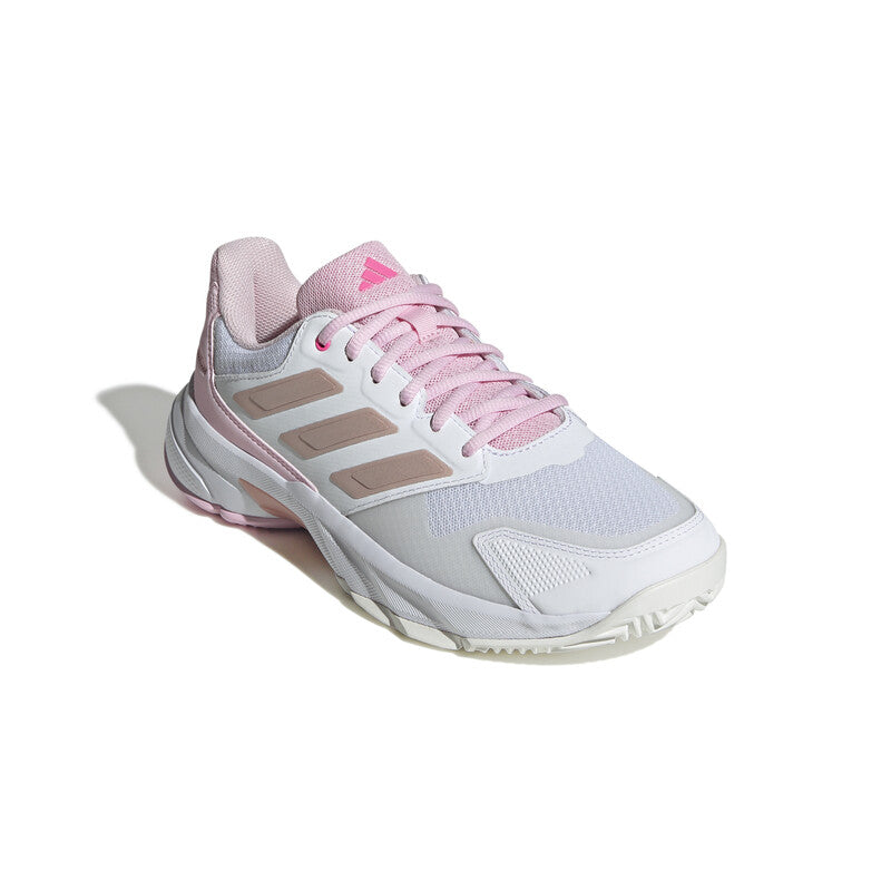 Adidas Courtjam Control 3 (W) (White/Pink) Adidas