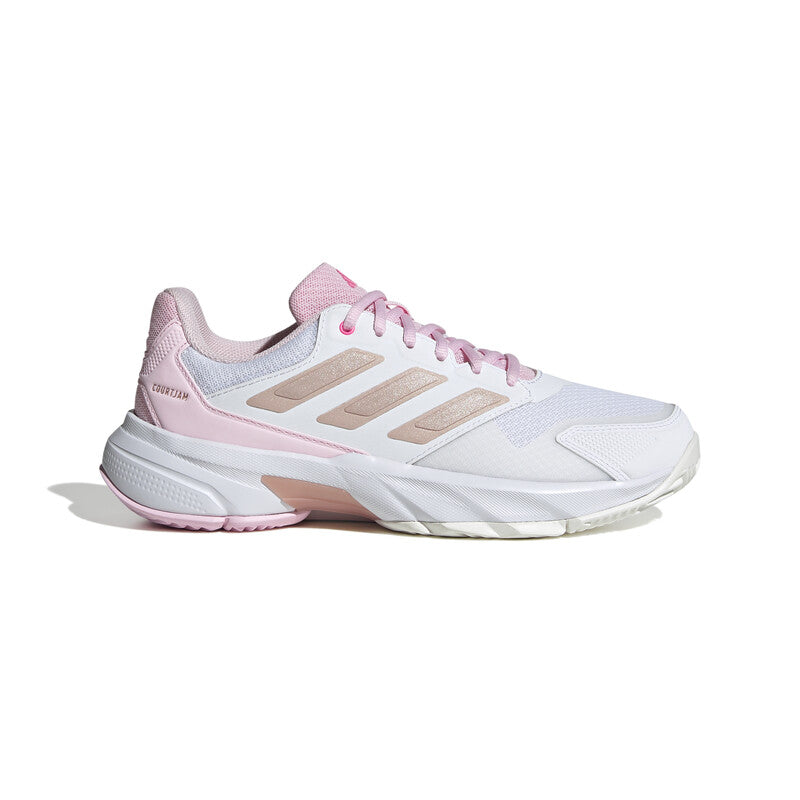 Adidas Courtjam Control 3 (W) (White/Pink) Adidas