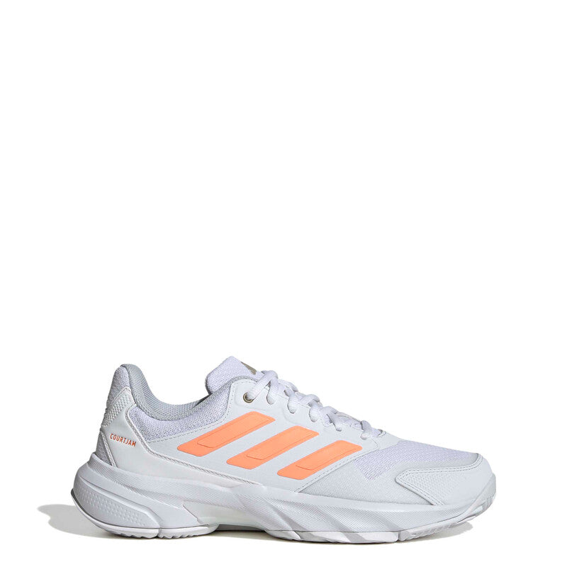 Adidas Courtjam Control 3 (W) (White/Beam Orange) Adidas