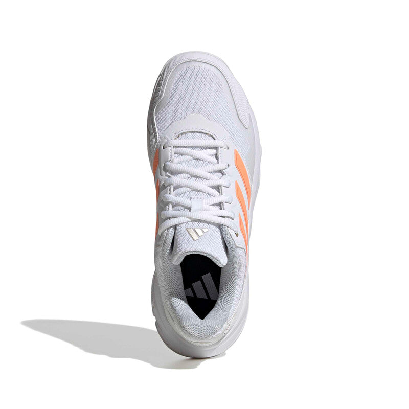 Adidas Courtjam Control 3 (W) (White/Beam Orange) Adidas