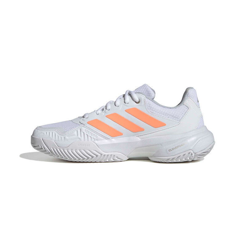 Adidas Courtjam Control 3 (W) (White/Beam Orange) Adidas