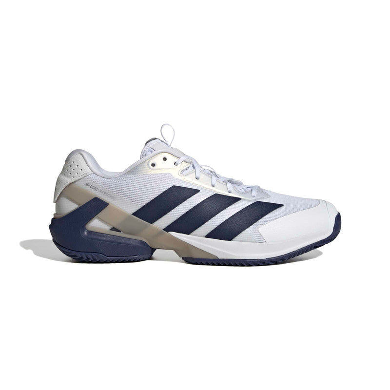 Adidas Ubersonic 5 Clay (M) (White/Dark Blue) Adidas JRUSTV-WH/NV-9.5