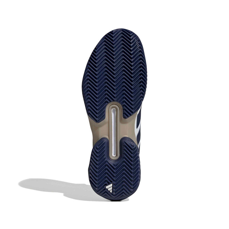 Adidas Ubersonic 5 Clay (M) (White/Dark Blue) Adidas JRUSTV-WH/NV-9.5