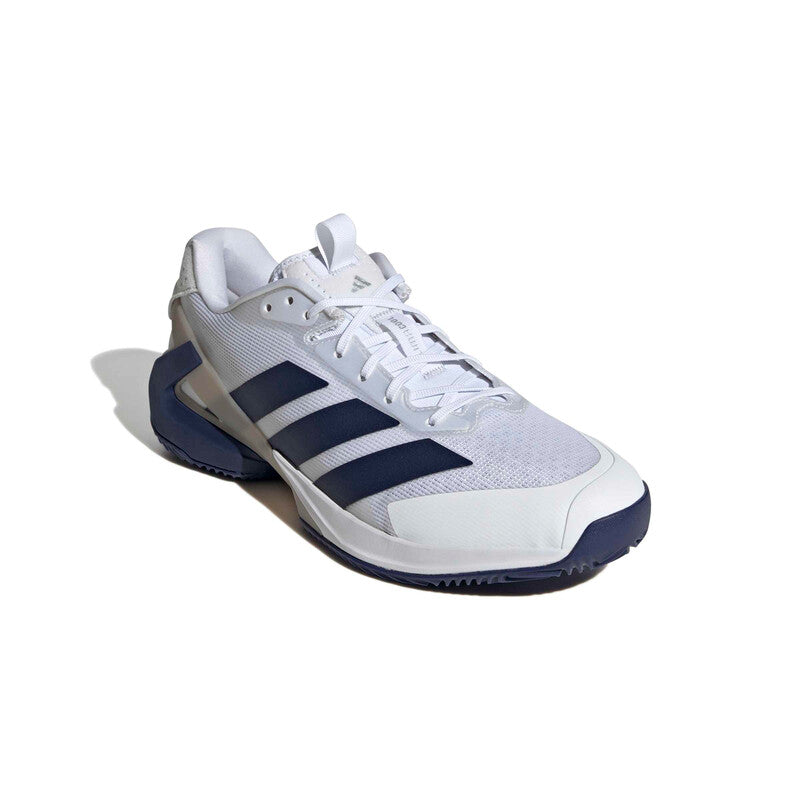 Adidas Ubersonic 5 Clay (M) (White/Dark Blue) Adidas JRUSTV-WH/NV-9.5