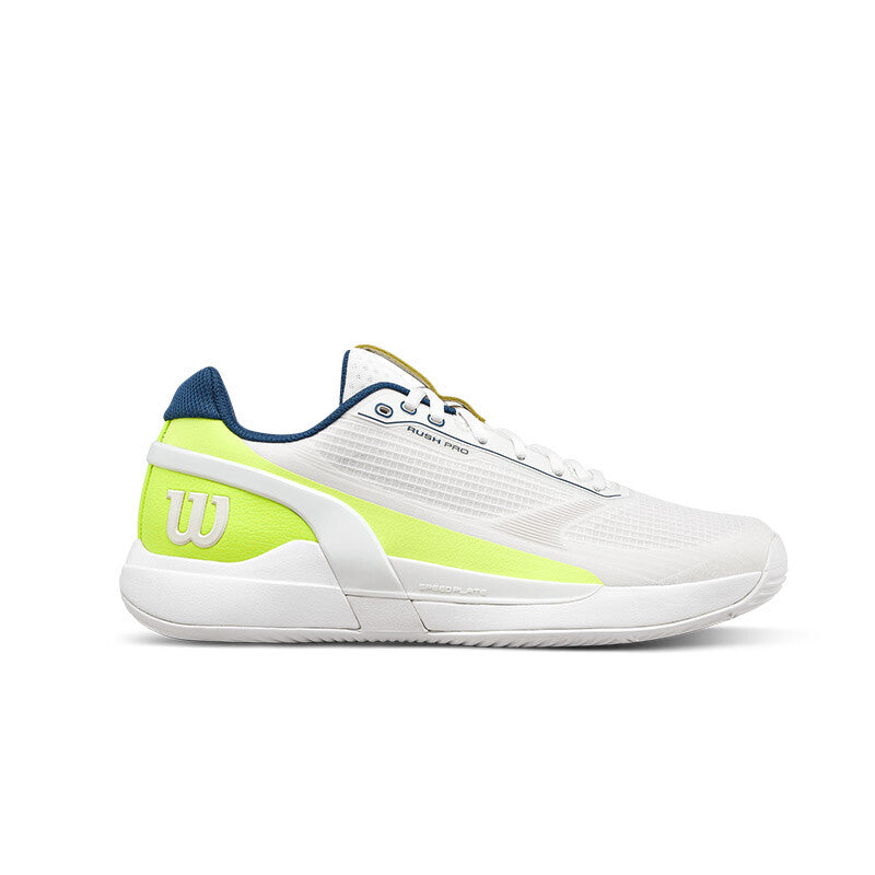 Wilson Rush Pro 5 Padel (M) (White/Safety Yellow) Wilson JWRPD0-WH/YL-11