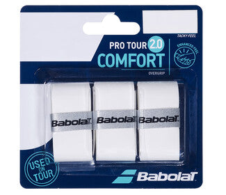Babolat Pro Tour 2.0 Overgrip (3X) (White)