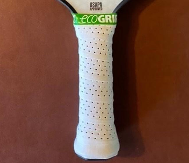 Ecogrip Hi-Tac Htp Pickleball Overgrip (10X) (White)