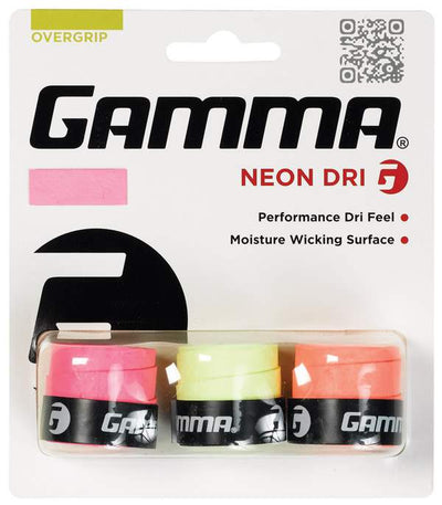 Gamma Neon Dri Overgrip (3X) Gamma