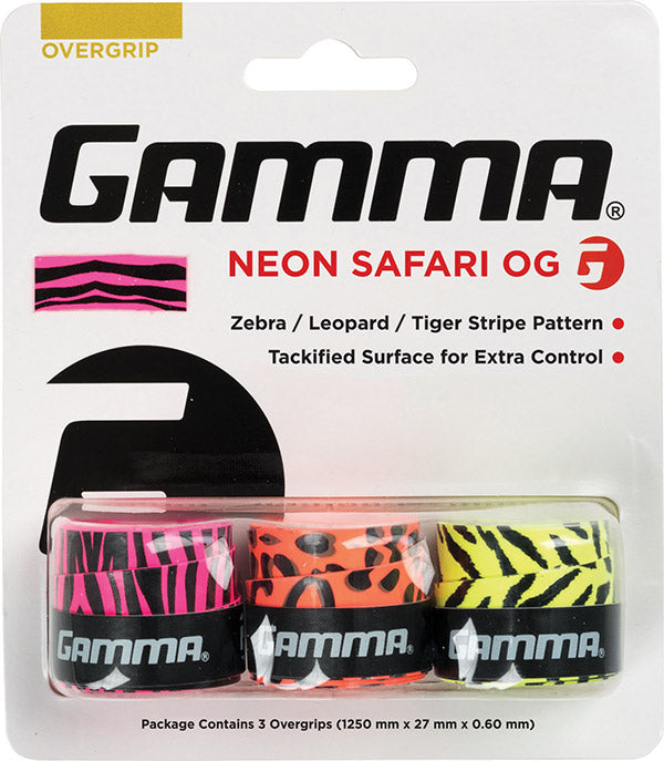 Gamma Neon Safari Overgrip (3X)