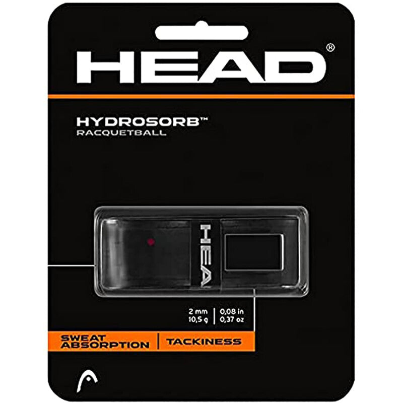 Head Hydrosorb Racquetball Grip (1X) (Black) HEAD
