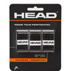 Head Prime Tour Perforated Overgrip (3X) (Black)
