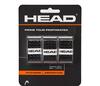 Head Prime Tour Perforated Overgrip (3X) (Black)