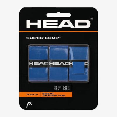 Head Supercomp Overgrip (3X) (Black) HEAD