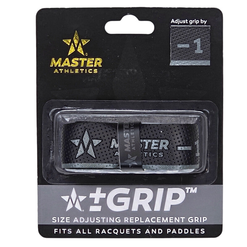 Master Athletic -1 Size Adjusting Replacement Grip (1X)(Black) Master Athletics NMSAG0-BLK-OS