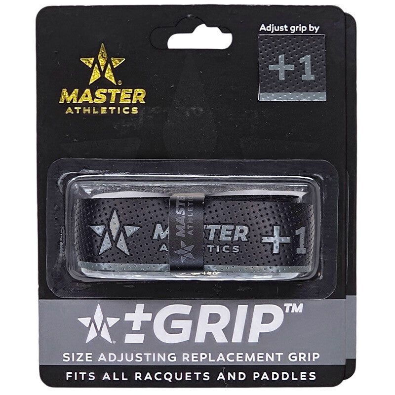 Master Athletic +1 Size Adjusting Replacement Grip (1X)(Black) Master Athletics NMSAG2-BLK-OS