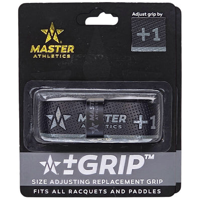 Master Athletic +1 Size Adjusting Replacement Grip (1X)(Black) Master Athletics NMSAG2-BLK-OS