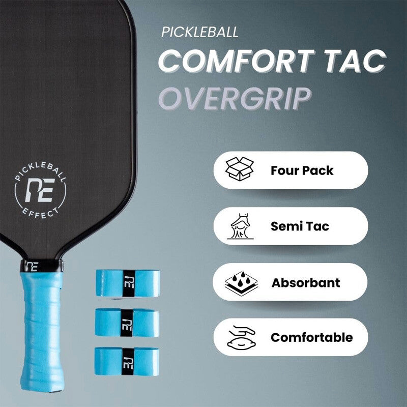 Pickleball Effect Comfort Tac Overgrip (4X) (Blue) Pickleball Effect NPECT-BLU-OS