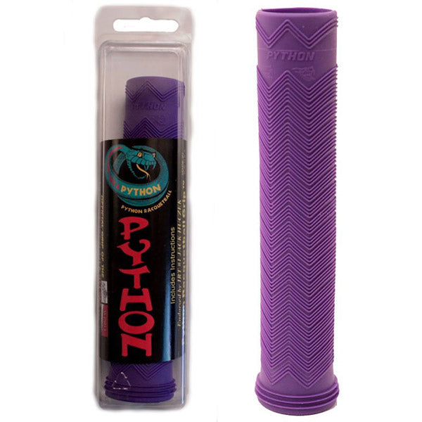 Python Rubber Racquetball Grip (1X) Black Python