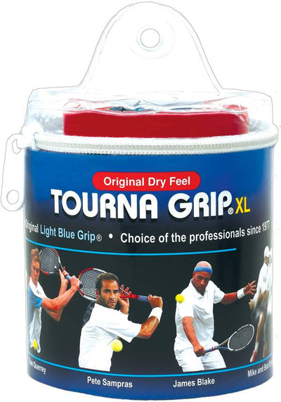 Tourna Grip Blue "Xl" Roll (30X) Vinyl Case Tourna