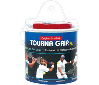 Tourna Grip Blue "Xl" Roll (30X) Vinyl Case