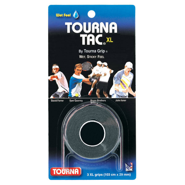 Tourna Tac "Xl" Overgrip (3X)(Black) Tourna