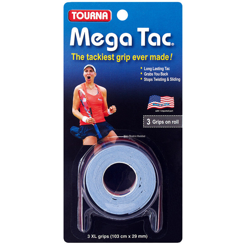 Tourna Mega Tac Overgrip (3X)(Black) Tourna