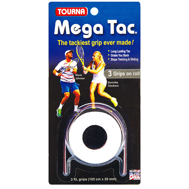 Tourna Mega Tac Overgrip (3X)(Black) Tourna