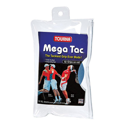 Tourna Mega Tac Overgrip (10X)(Black) Tourna