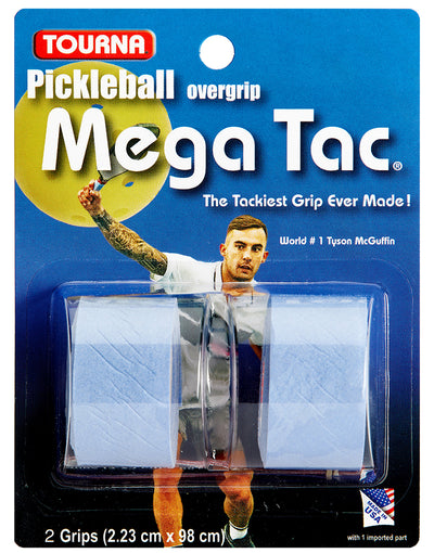 Tourna Mega Tac Pickleball Overgrip (2X) (Blue) Tourna