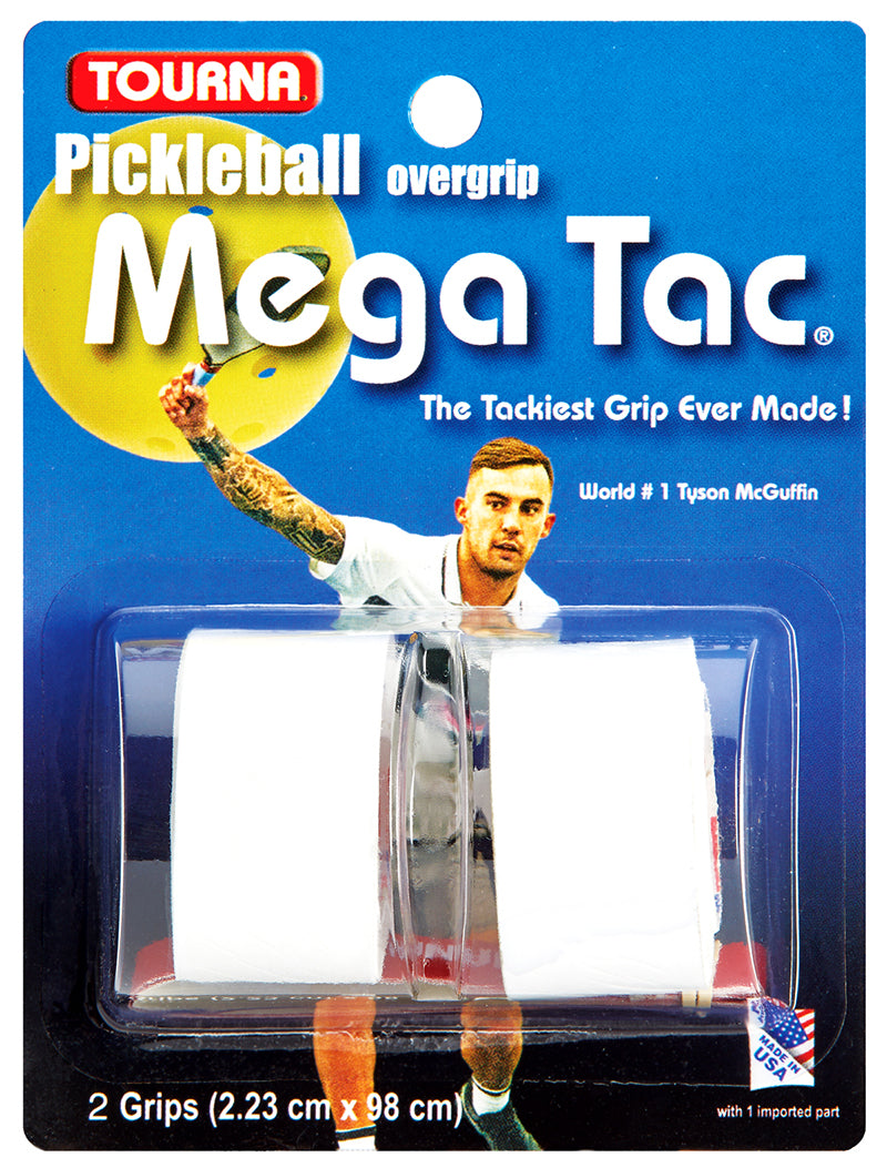 Tourna Mega Tac Pickleball Overgrip (2X) (Blue) Tourna