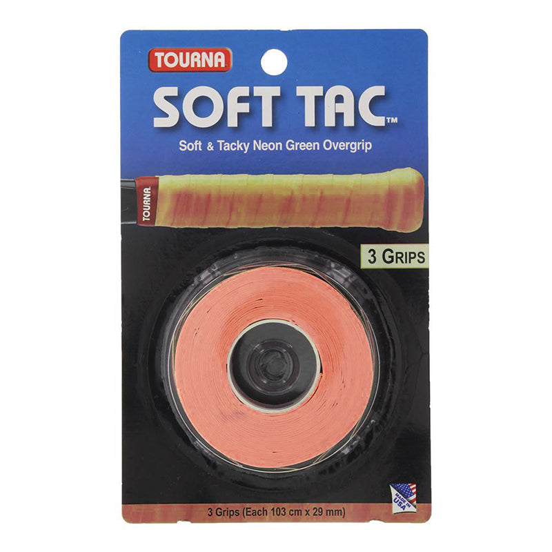 Tourna Soft Tac Overgrip (3X) (Yellow) Tourna