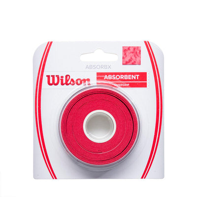 Wilson Absorbx Overgrip (3X) (Red) Wilson