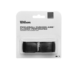 Wilson Pickleball Cushion-Aire Classic Perforated Grip (1X) (Black)