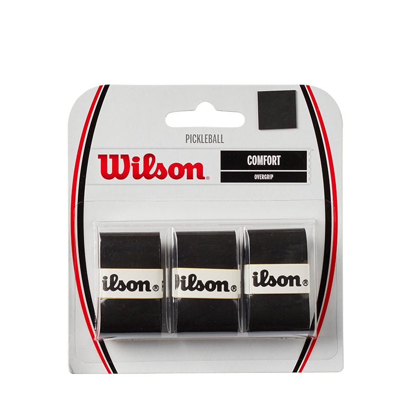 Wilson Pickleball Comfort Pro Overgrip (3X) (Black) Wilson