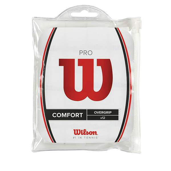 Wilson Pro Overgrip 12-Pack (White)