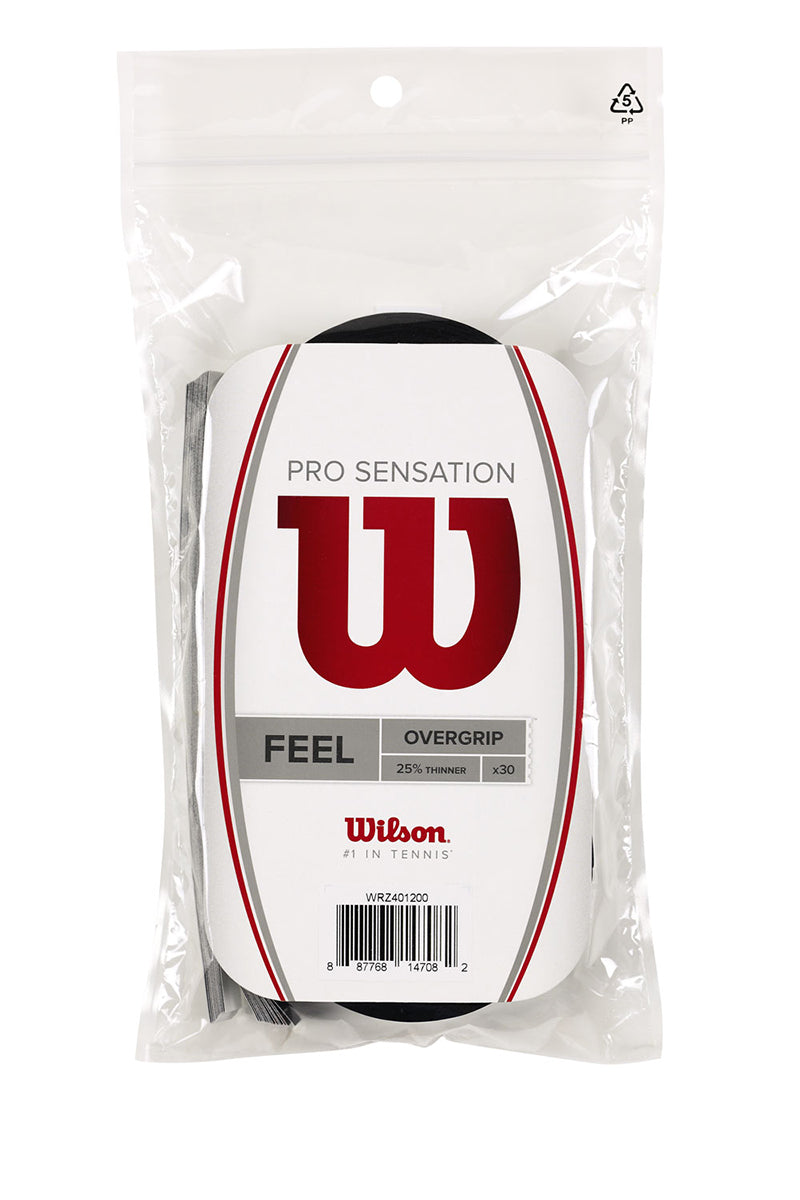 Wilson Sensation Pro Overgrip (30X) (Black) Wilson