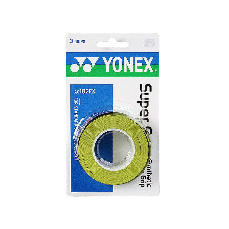Yonex Wet Super Grap Overgrip (3X) (Yellow) Yonex