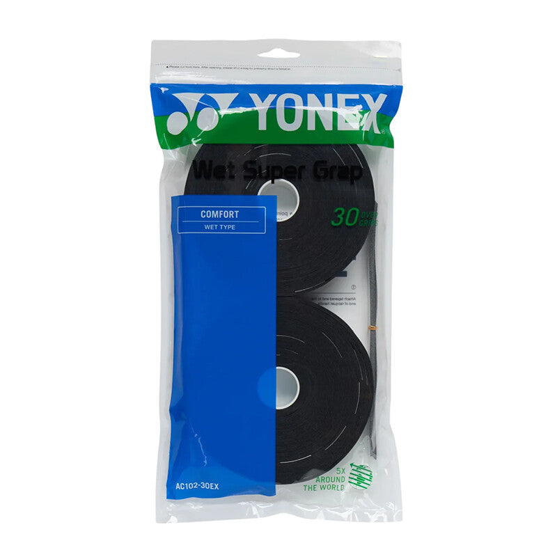 Yonex Wet Super Grap Overgrip (30X) (White) Yonex