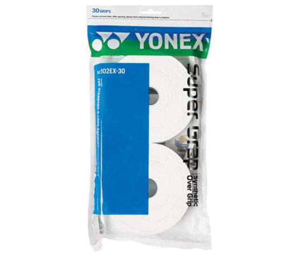 Yonex Wet Super Grap Overgrip (30X) (White) Yonex
