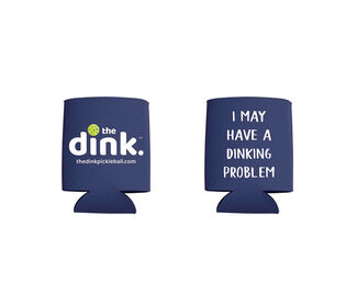 The Dink Dinking Problem Koozie Standard Can Cooler (Navy)
