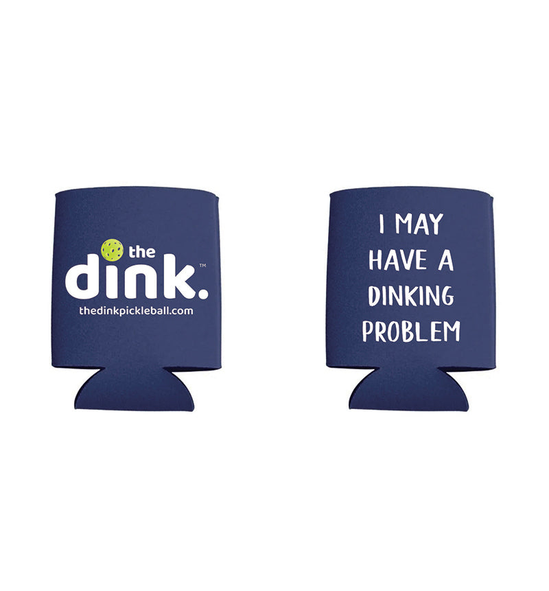 The Dink Dinking Problem Koozie Standard Can Cooler (Navy)