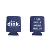 The Dink Dinking Problem Koozie Standard Can Cooler (Navy)