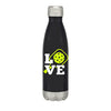 Love Pickleball Water Bottle (16Oz.) (Black)