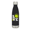 Love Pickleball Water Bottle (16Oz.) (Black)