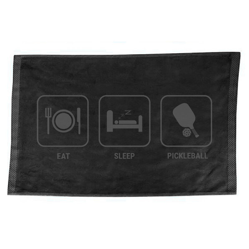 Eat Sleep Pickleball Towel (Pink) Fromuth