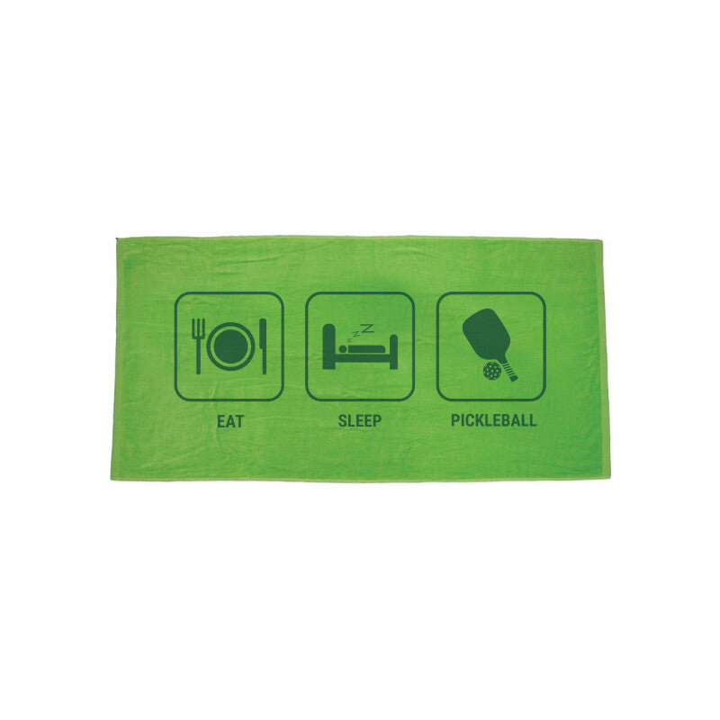 Eat Sleep Pickleball Towel (Pink) Fromuth
