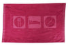 Pink Eat Sleep Tennis towel from Fromuth, soft absorbent accessory with printed text, ideal for tennis players.