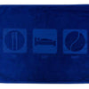 Fromuth Eat Sleep Tennis towel, soft cotton accessory with colorful "Eat Sleep Tennis" print, ideal for players and fans.