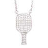 Hit Happy Pickleball Paddle Pendant Necklace